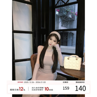 连衣裙E25Q10481 显瘦气质性感法式 天鹅er 气若幽兰