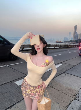 天鹅er 【珊瑚海】显瘦夏季性感套装E25Y10534+E26B10551