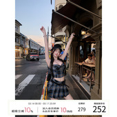 E26Q20066 显瘦高腰少女格子olE26Y20065 天鹅er 普吉高校