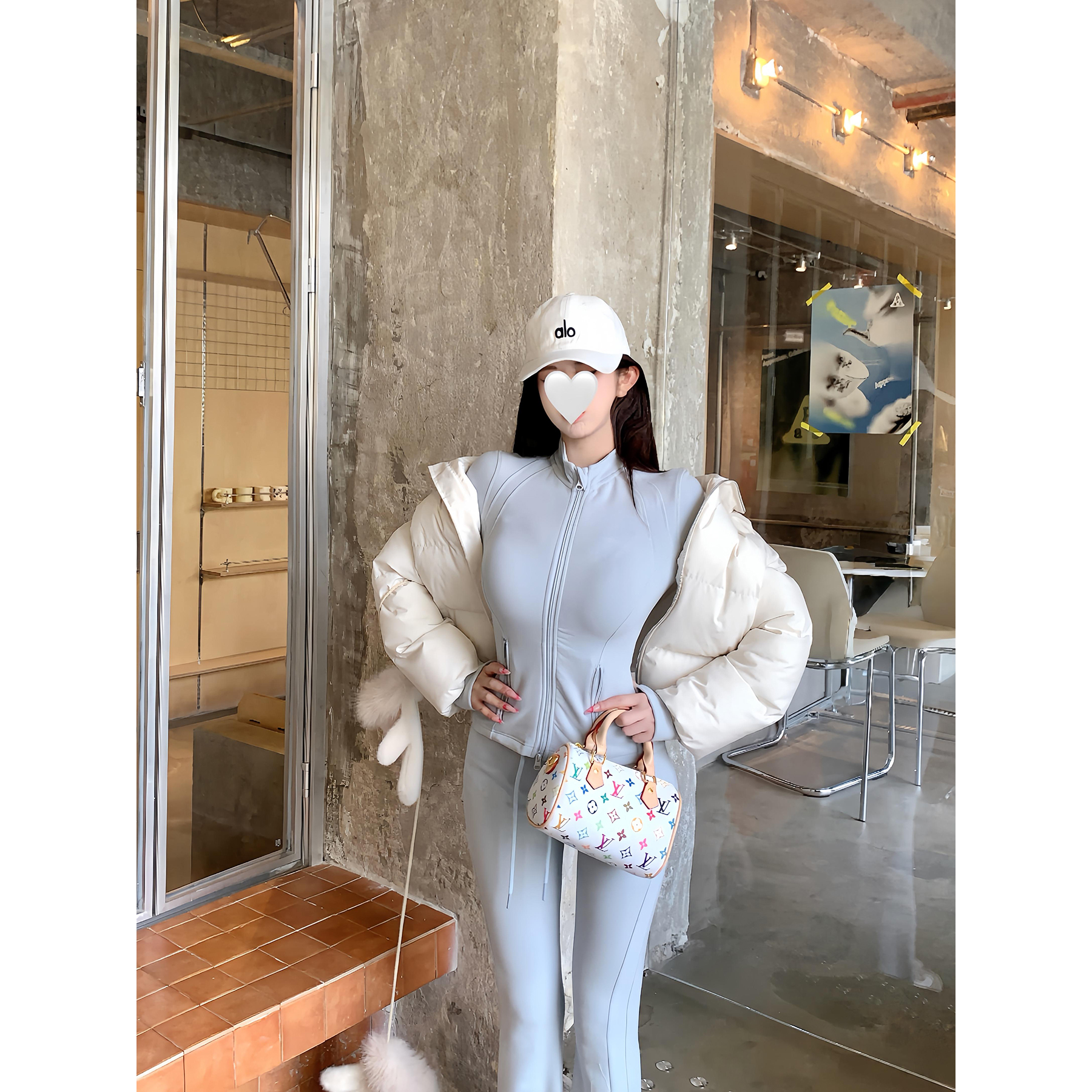 项天鹅er 韩系一整套深冬穿搭女2025新款长袖外套裤子休闲套装