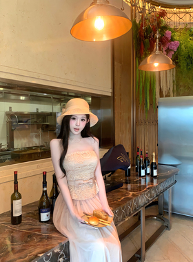 天鹅er 【昭和恋空】优雅气质长款高级宴会套装E25Y10583