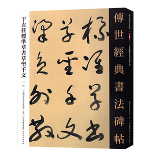于右任标准草书草圣千文传世经典书法碑帖释文旁注楷草对照于右任草书写法草书河北教育出版社字帖