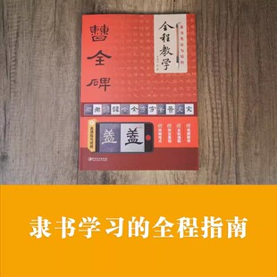 隶书笔法与结构全程教学 毛笔软笔隶书成年中小学生基础入门视频教程教材 毛笔哥哥著 曹全碑