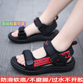 新款 夏季 儿童鞋 学生休闲鞋 男童凉鞋 轻便潮鞋 中大童软底防滑沙滩鞋