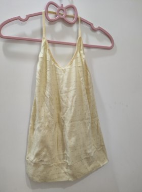 cofie_shop黄色小可爱挂脖吊带/背心(实物拍摄,质量有保障)