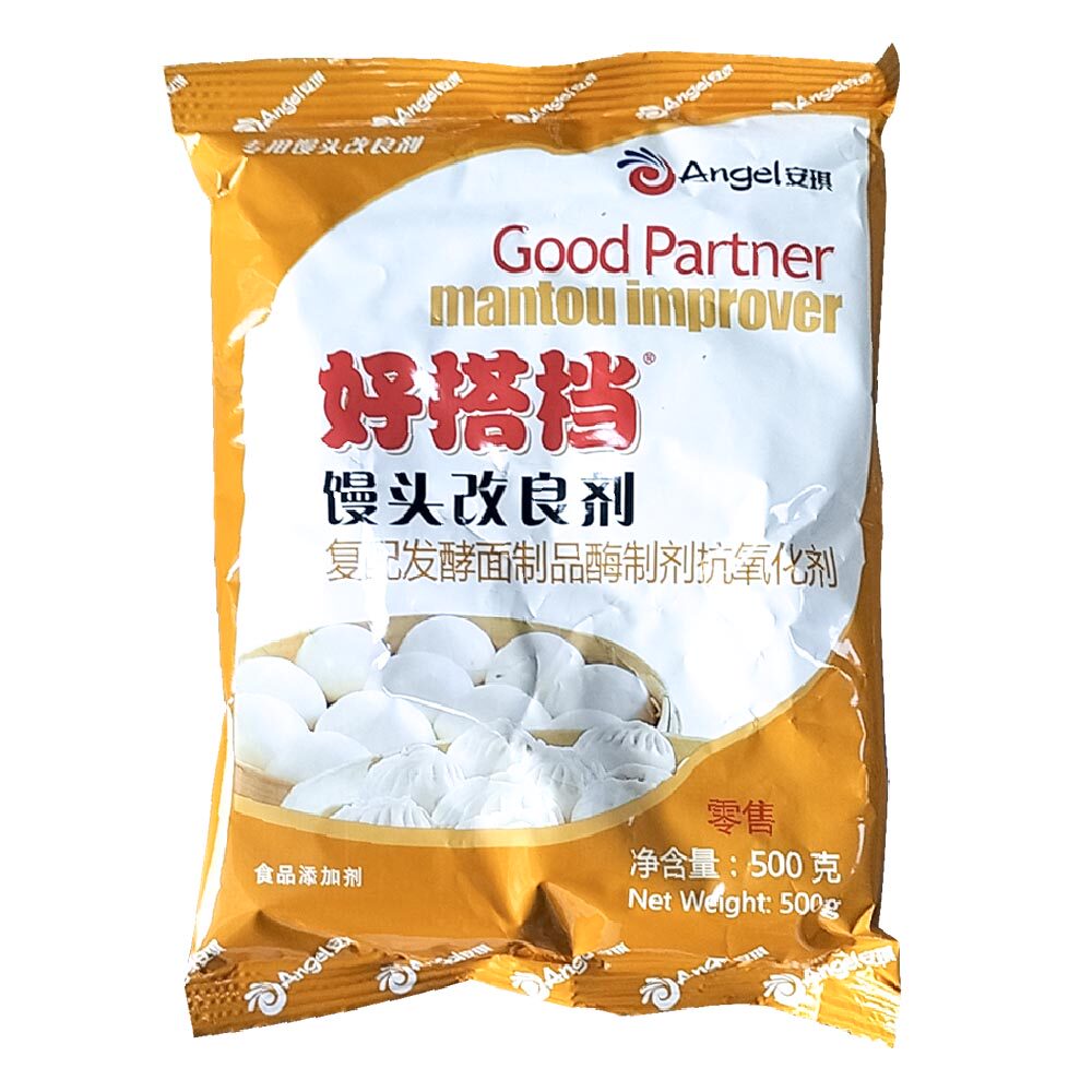安琪好搭档馒头改良剂500克装发酵蓬松包子面食烧饼商用