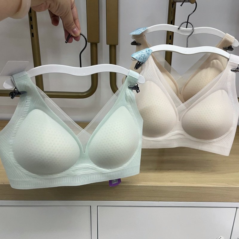 26春夏文胸薄款聚拢女士内衣抗菌透气V领网纱性感舒适无钢圈胸罩,女士内衣/男士内衣/家居服,文胸,淘宝优惠券,粉丝福利购,淘宝优惠卷