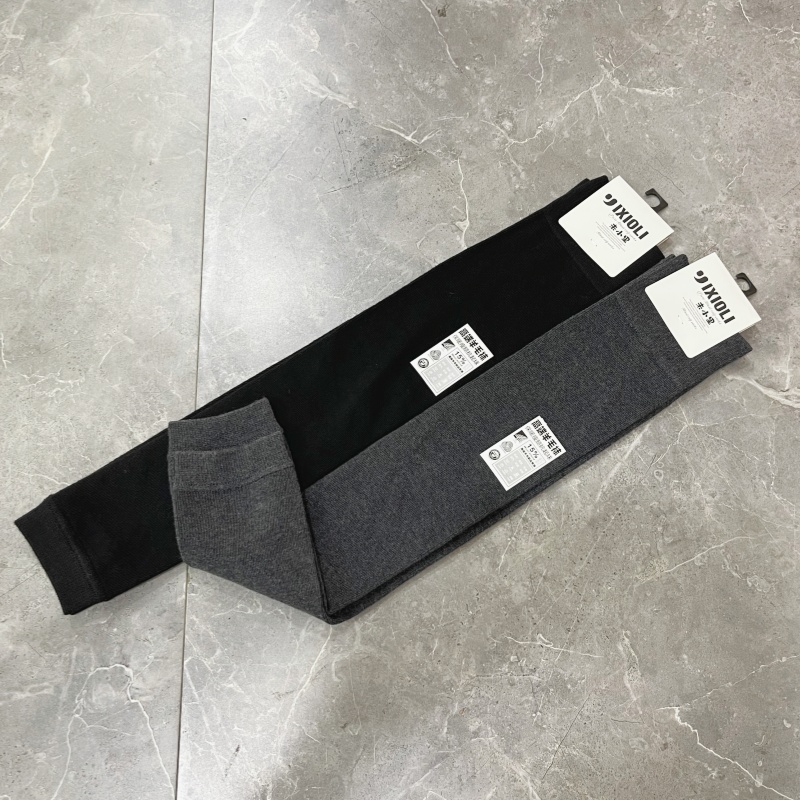 未小里女羊绒过膝袜袜套抗起球加厚保暖秋冬新款透气精梳棉5168袜