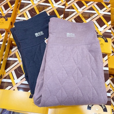 雪Z飞绵羊毛情侣裤秋冬加厚保暖打底裤贴身保暖修身打底保暖棉裤