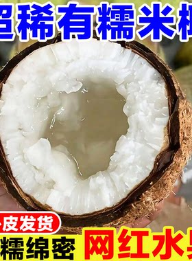 网红糯米椰新鲜当季泰国进口迷你小椰子稀有热带水果泰氏椰子带皮