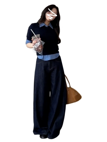 Комплект, свитер, рубашка, осенний, подходит для подростков, городской стиль, в стиле Шанель