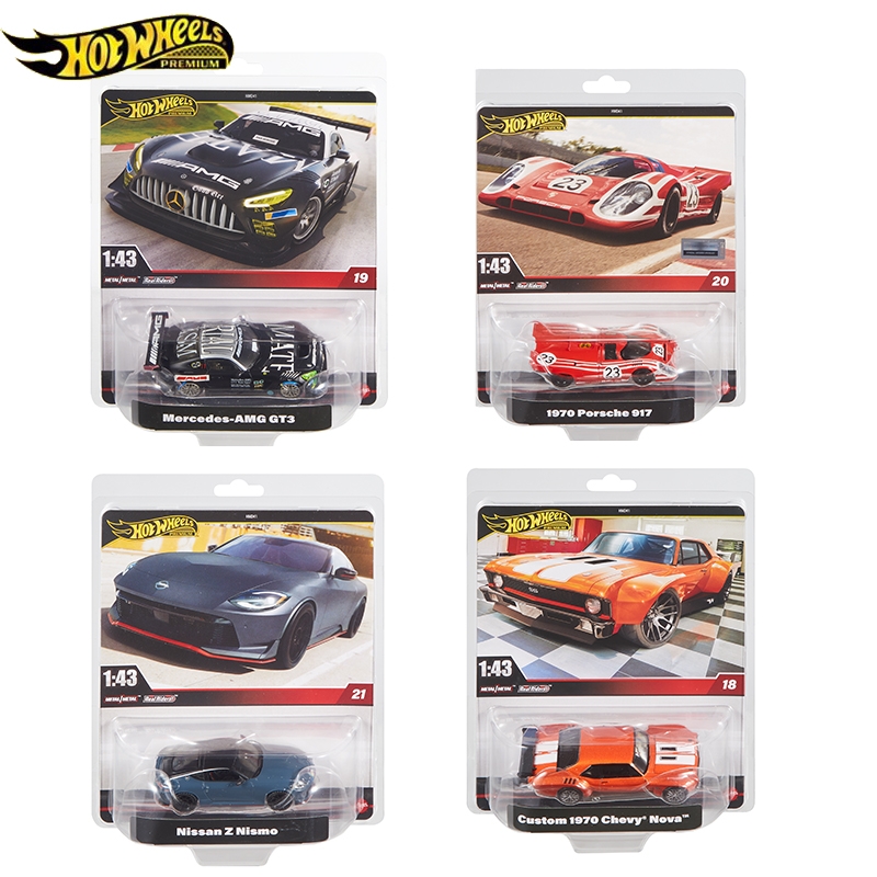 风火轮HMD41合金车1:43大比例奔驰AMG尼桑雪佛兰保时捷hotwheels