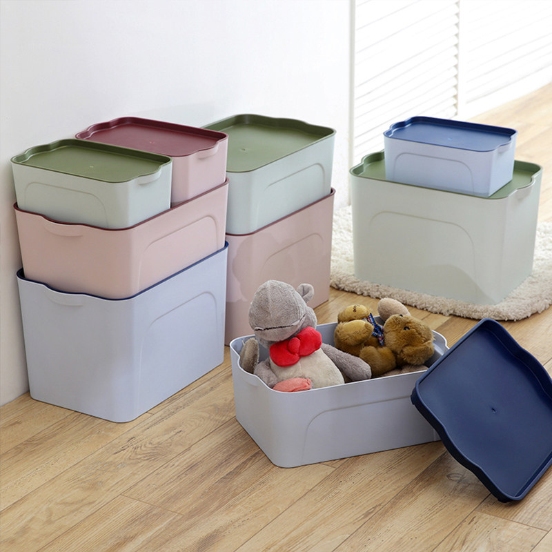 家用大号可叠加塑料收纳箱小号收纳盒整理衣物玩具整理箱收纳框|ruв категории получать отделка, семьи, хранения приборов, коробка для хранения, ящик - от Buy2taobao.com для оказания профессиональной услуги покупки агента Taobao