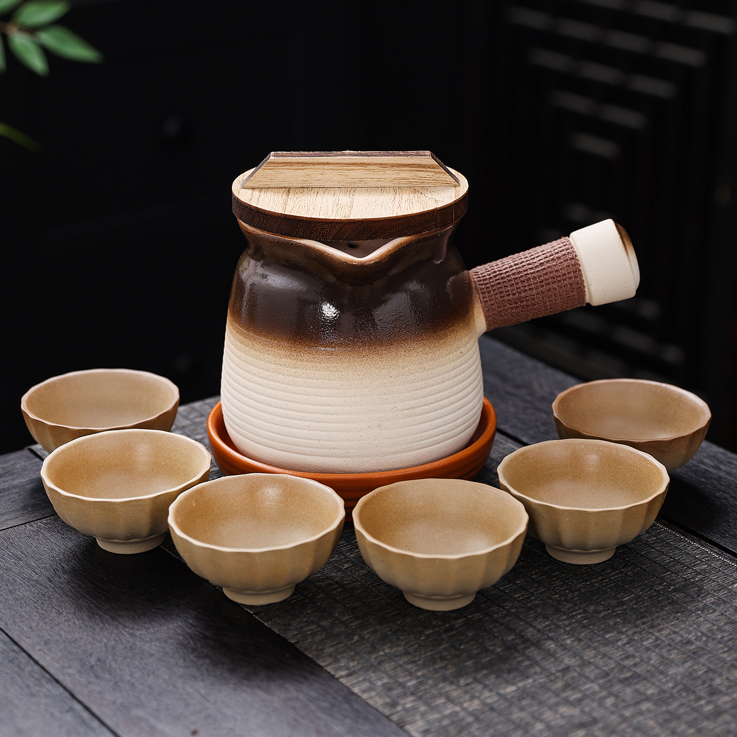 罐罐烤奶罐陶罐可明火干烧茶壶围炉煮茶专用煮茶器明火干烧奶茶壶