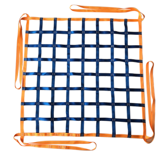 扁平吊网涤纶吊装网兜船用吊网尼龙吊装带网码头装卸吊网起重吊网