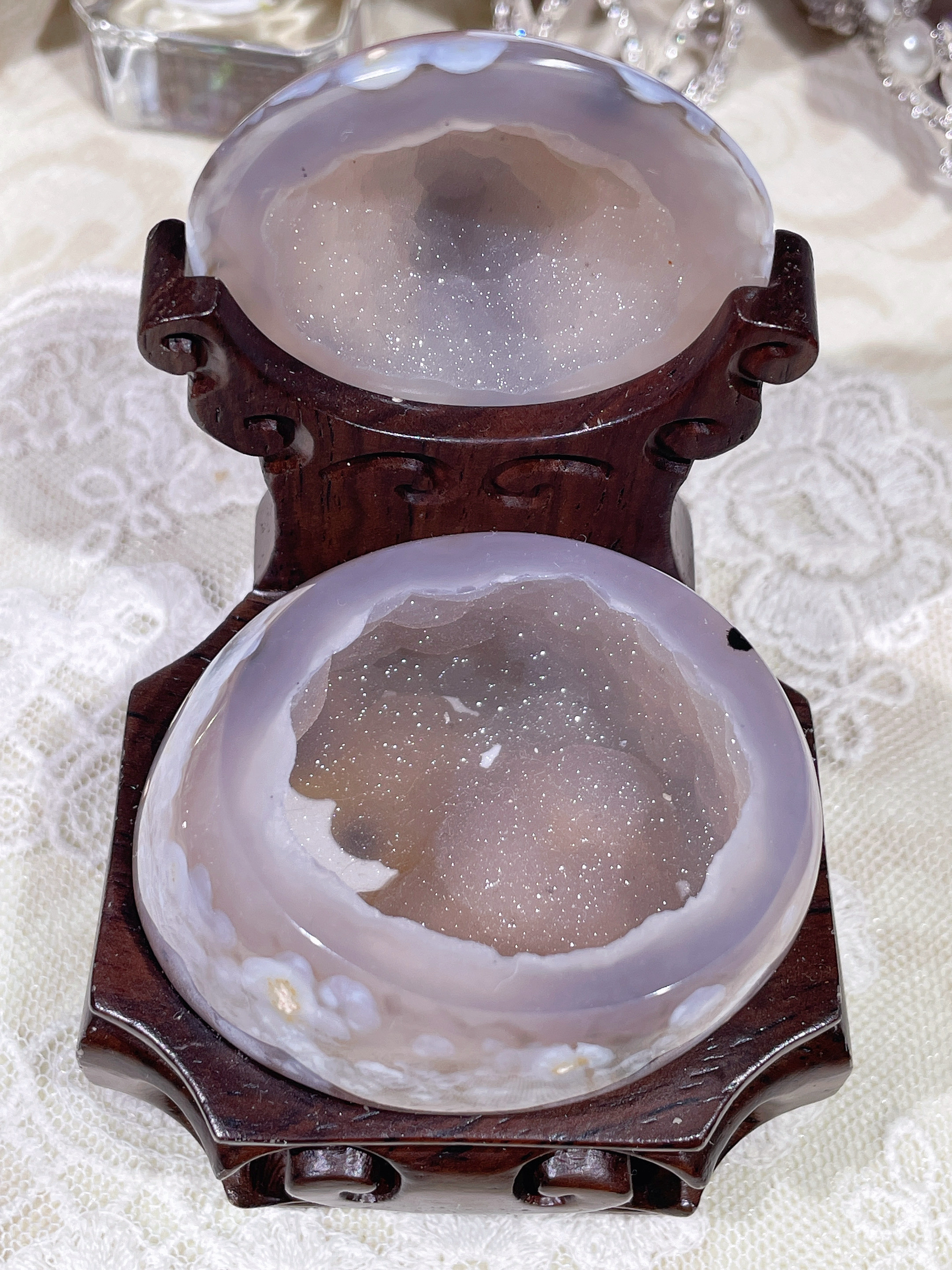 口大皮薄！星空爆闪雪景啵啵聚宝盆 卡6cm,饰品/流行首饰/时尚饰品新,奇石,淘宝优惠券,粉丝福利购,淘宝优惠卷