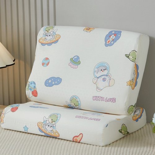 纯棉全棉乳胶枕套一对拍2