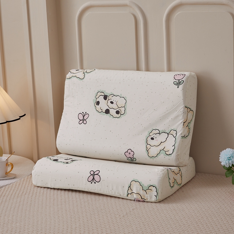 乳胶枕套单只装全棉乳胶枕头套40x60纯棉儿童30x50cm记忆枕芯套罩