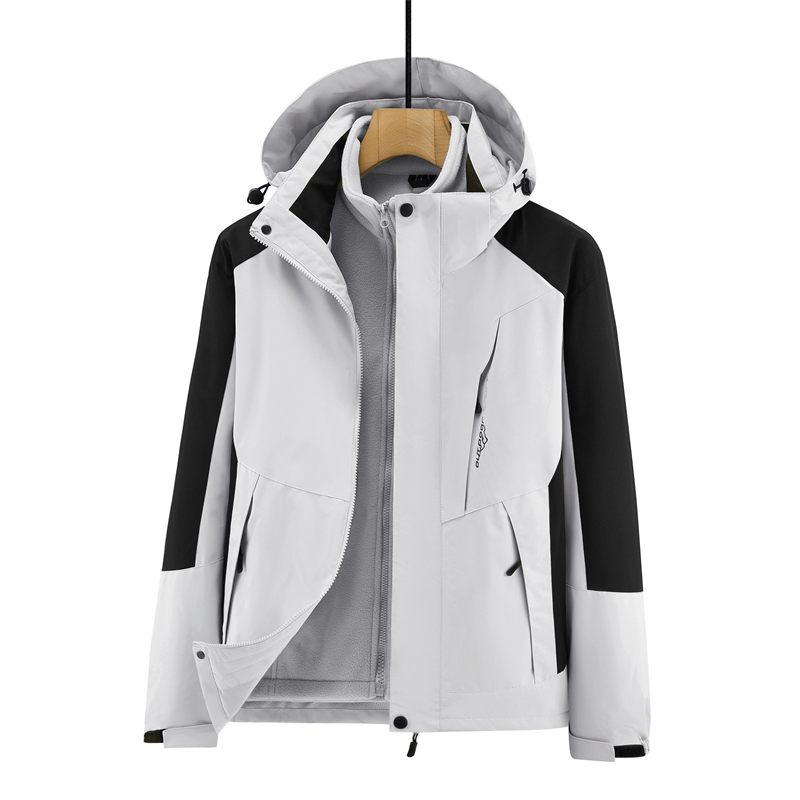 可拆卸内胆三合一冲锋衣两件套