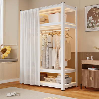 货架衣柜2025新款爆款长挂衣卧室家用简易钢架结实耐用金属置物架
