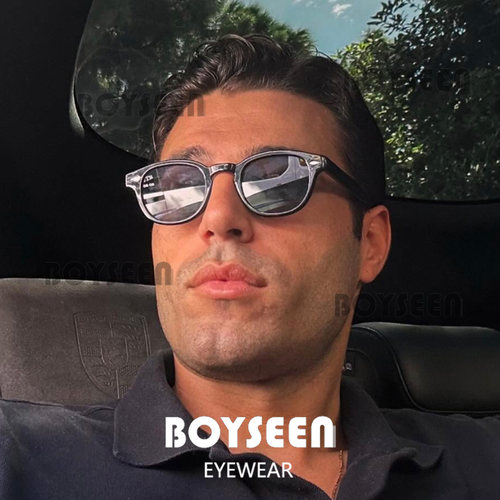 玳瑁小圆框文艺休闲墨镜可配镜