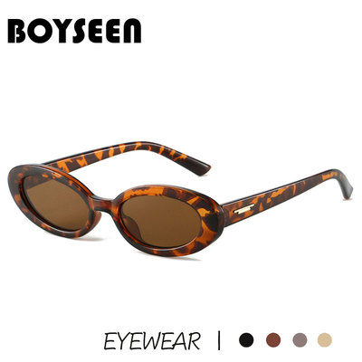 时髦高级感墨镜小框椭圆女