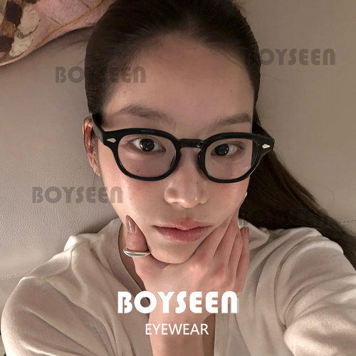 余文乐同款港风复古眼镜框