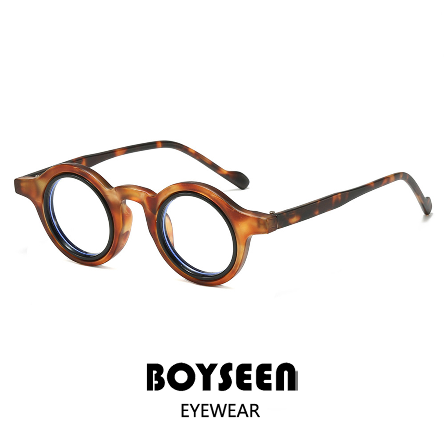 日系手工板材眼镜框可配度数