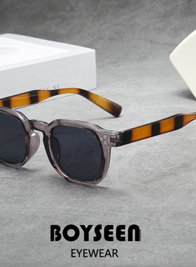 美式小众撞色太阳镜嘻哈潮酷休闲