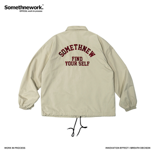 STN 原创设计 春季美式复古常青藤工装教练夹克外套潮牌男小众