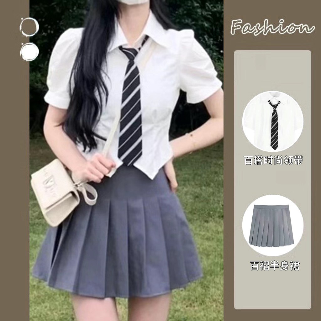 涤纶2022套装学院风制服套装JK
