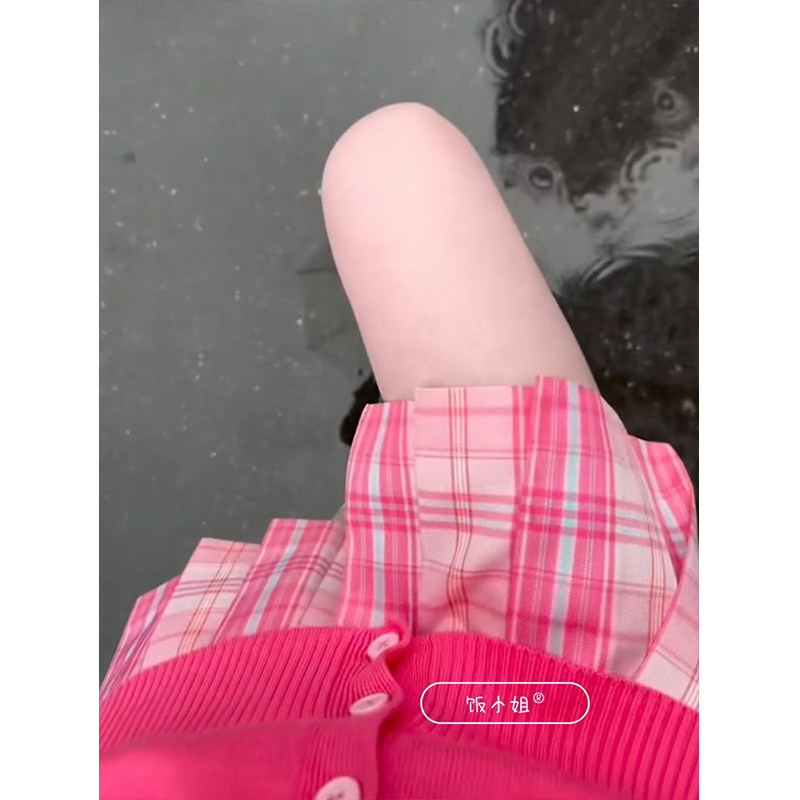 jk制服原创版日系学院风穿搭校供感百搭新款糖果Jk短裙学生百褶裙