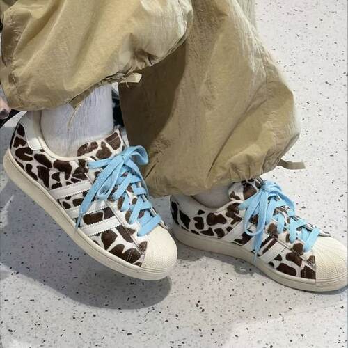 adidas阿迪达斯三叶草板鞋2026春女SUPERSTAR II贝壳头鞋KH9031