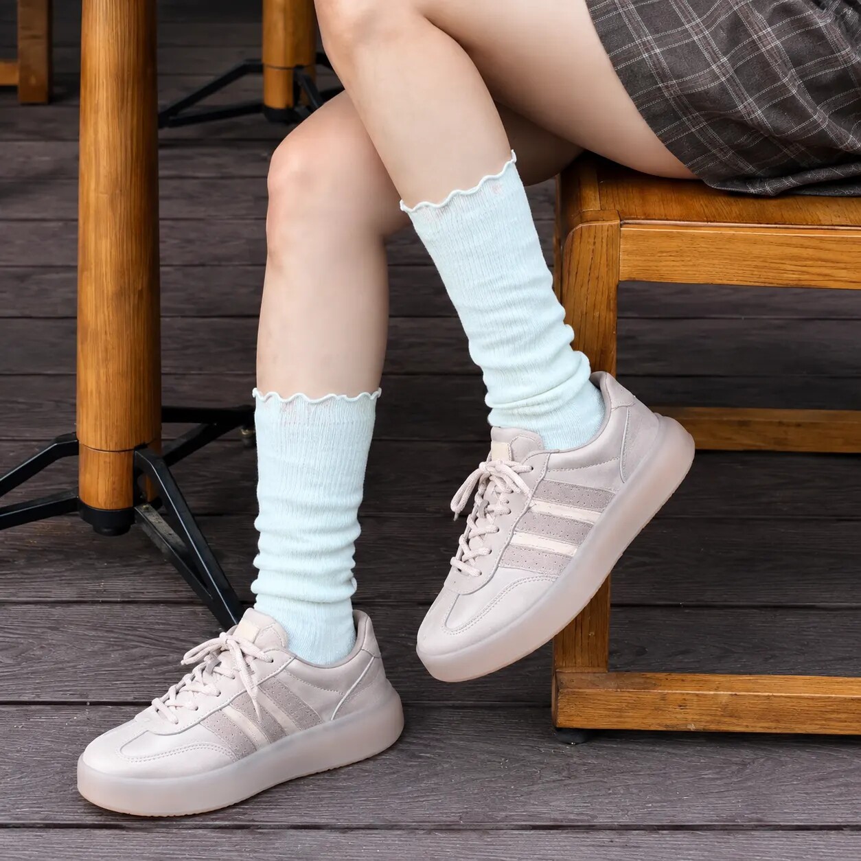 adidas阿迪达斯时尚女鞋休闲新款耐磨复古低帮经典T头板鞋 IH1469