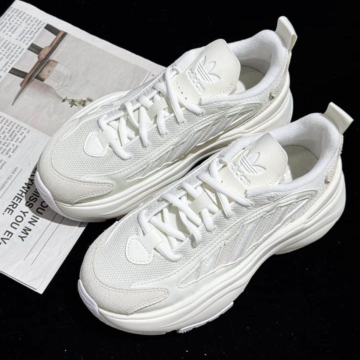 adidas三叶草厚底老爹鞋IG6047