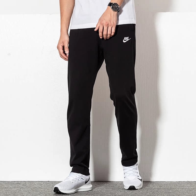 NIKE/耐克男子夏薄款运动休闲棉质直筒长裤 BV2714-010