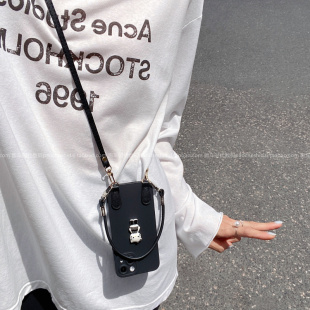 韩系ins风立体卡通公仔kt适用小米17Promax手机壳17Pro斜挎背带note15Pro全包边红米K80可爱turbo4防摔civi3