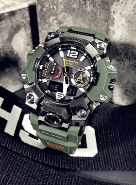 卡西欧GSHOCK三代大泥王太阳能电波蓝牙手表蓝宝石气压 GWG-B1000