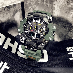 卡西欧GSHOCK三代大泥王太阳能电波蓝牙手表蓝宝石气压 B1000 GWG