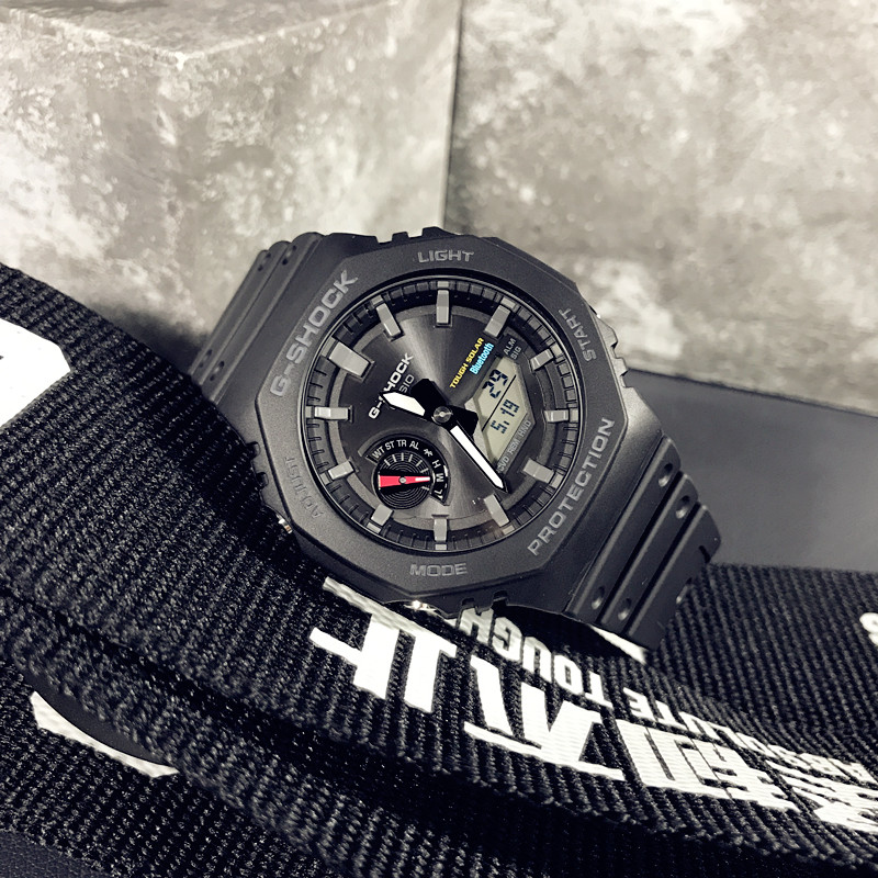 卡西欧农家橡树太阳能蓝牙手表男