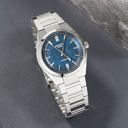 卡西欧机械表蓝宝石防水商务小盘