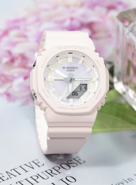 卡西欧手表女gshock农家橡树新款百搭彩盘防水学生 GMA-P2100PC
