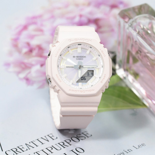 卡西欧手表女gshock农家橡树新款百搭彩盘防水学生 GMA-P2100PC