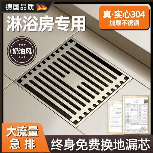 德国不锈钢地漏下水道防返臭神器