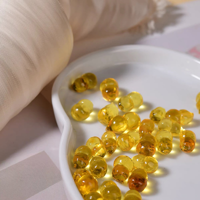 天然金珀葫芦配件 绑中间 约14*8mm 蜜蜡DIY多宝手串项链 LH