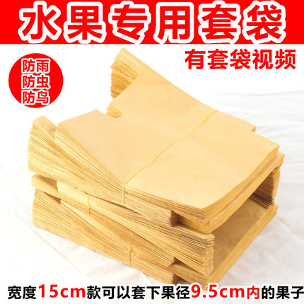 桃子专用套袋桃子果袋桃子袋水蜜桃黄桃蟠桃水果套袋防水防虫包邮