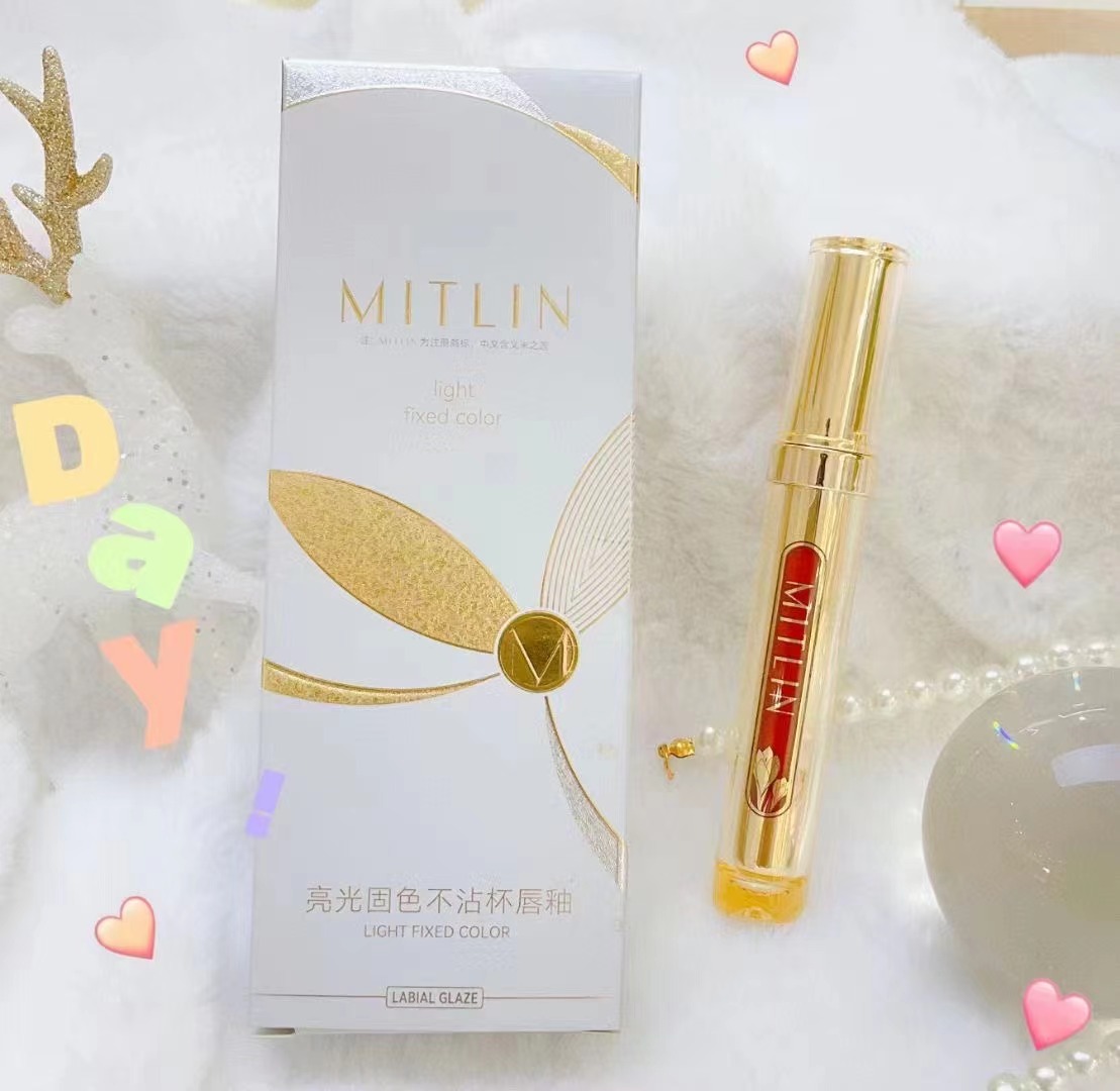 米之莲不易脱妆不沾杯显白唇釉