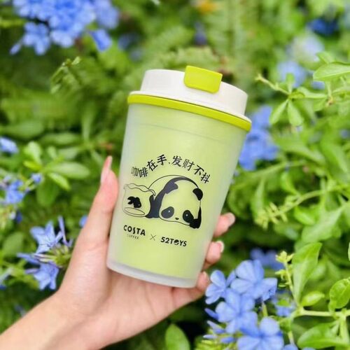 costa熊猫联名卡通塑料胖哒幼