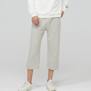 柔软亲肤男女棉睡裤 情侣简约舒适7分裤 全棉家居裤 素道有机彩棉