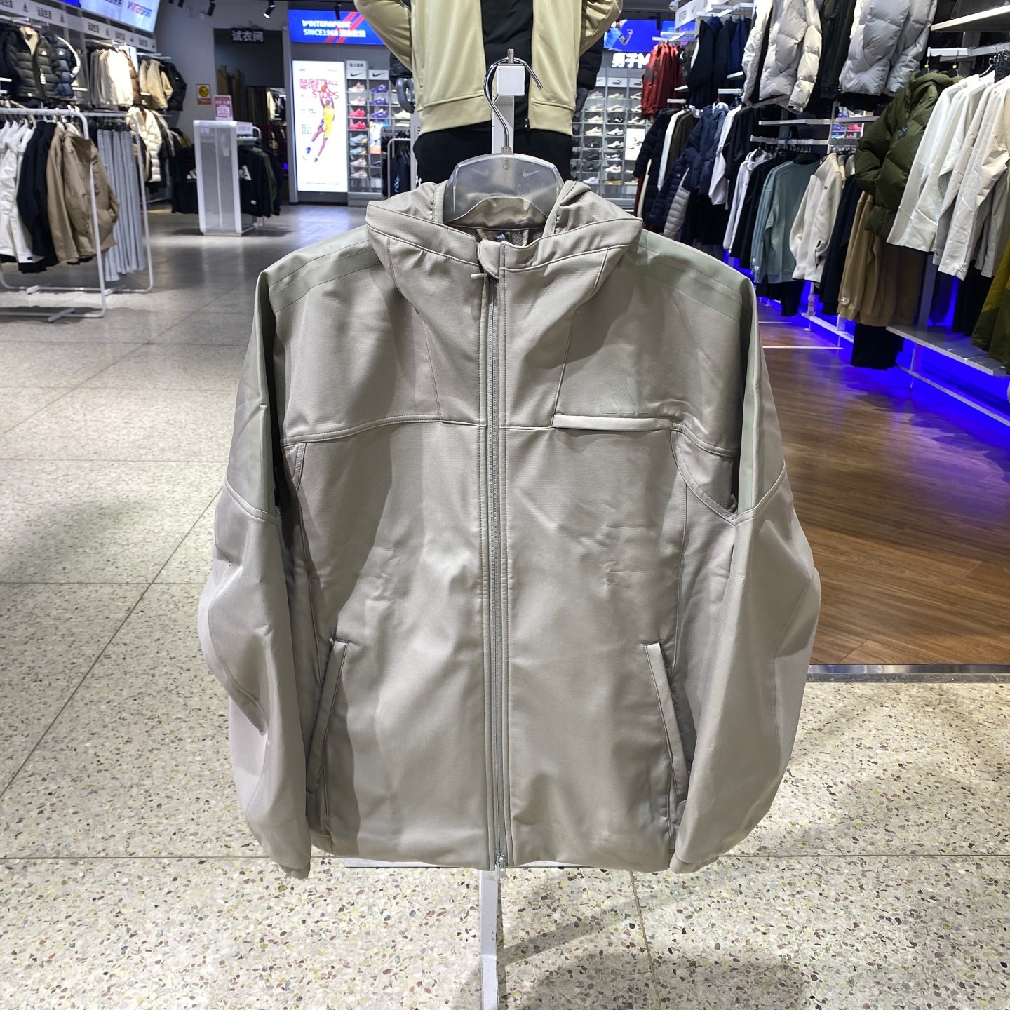 Adidas阿迪达斯26春季运动夹克男加绒保暖防风软壳拒风夹克KQ8526,运动服/休闲服装,运动茄克/外套,淘宝优惠券,粉丝福利购,淘宝优惠卷